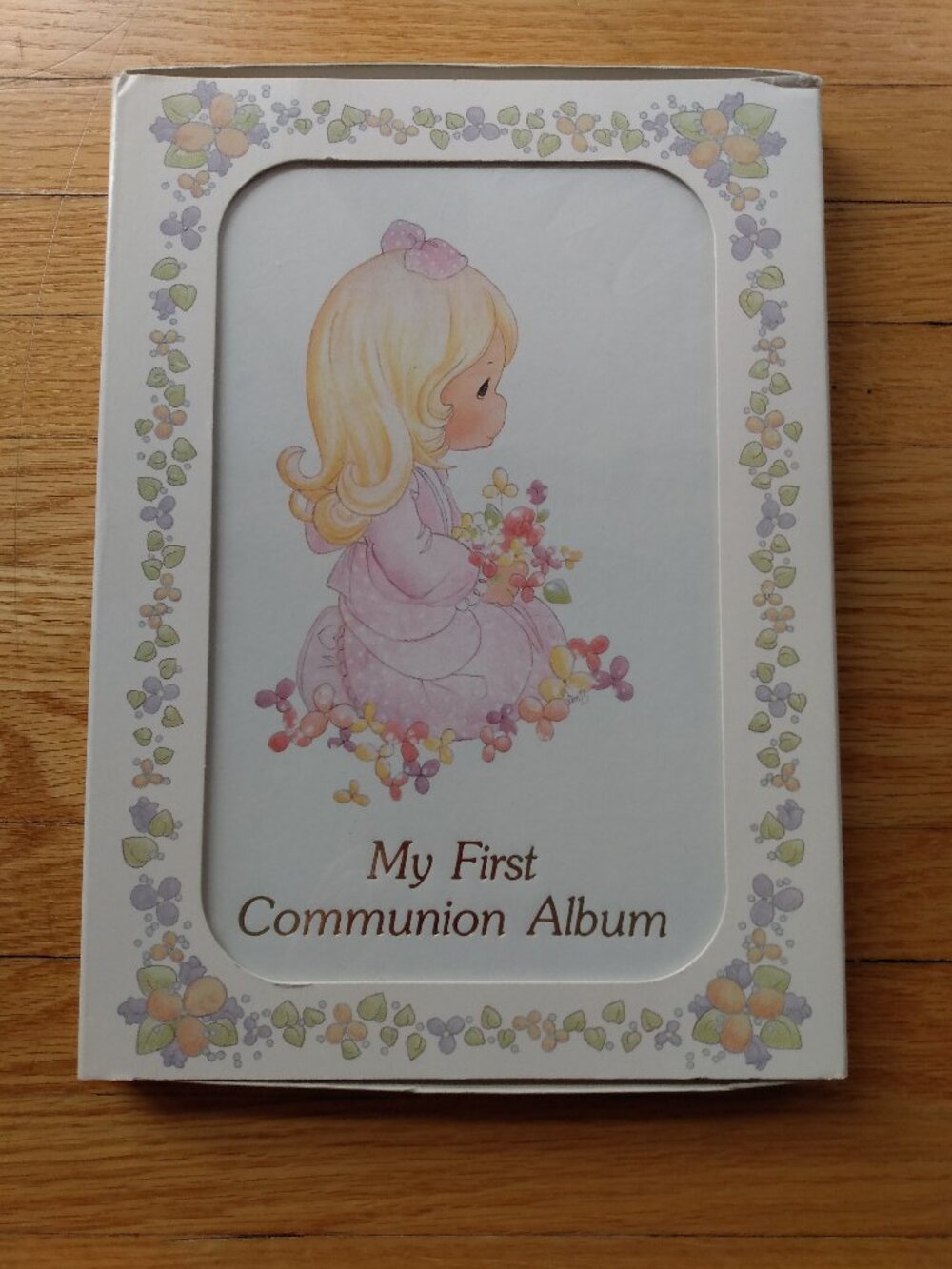 Vintage First Communion Album Precious Moments Catholic Journal Book